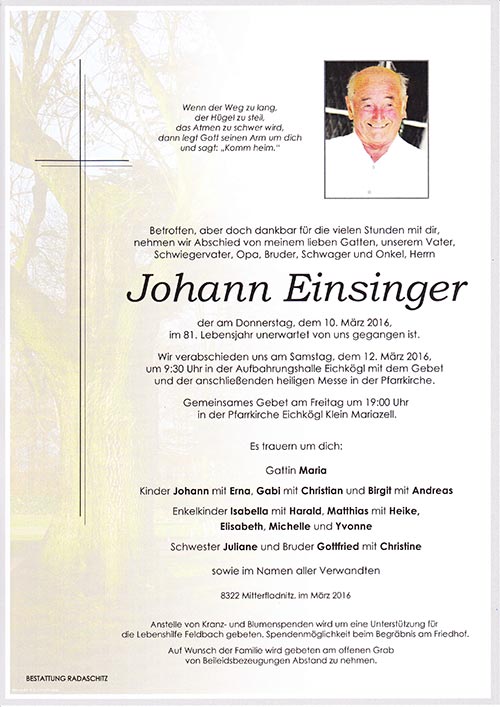 Parte Johann Einsinger